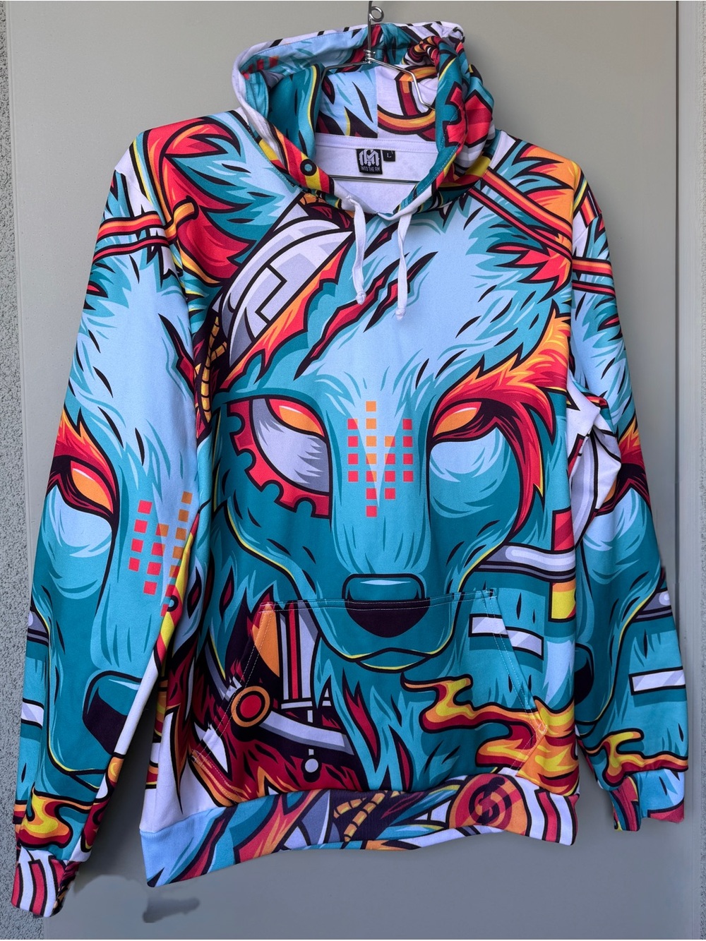 Into The AM Wolf Digital Graphic Pullover Hoodie
Sweatshirt Unisex size L